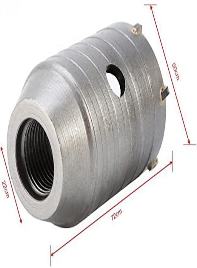 Inditrust مثقاب جدار خرساني ذو ساق SDS من إنديترست، قاطع منشار ثقب، قضيب توصيل 160 مم (مثقاب 50 مم مع قضيب 160 مم) - Image 4